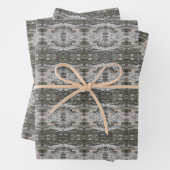 Peril Tree Bark Patterned Inpakpapier Vel (In situ)