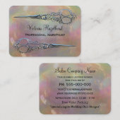 Perils Pearl Double Scissors Professional Visitekaartje (Voorkant / Achterkant)