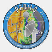 PERiLS-stickers Ronde Sticker (Voorkant)