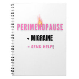 Perimenopause + Migraine = Help Me Notitieboek