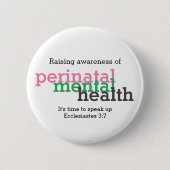 PERINATAAL MENTALE GEZONDHEIDSZORG Gepersonaliseer Ronde Button 5,7 Cm (Voorkant)