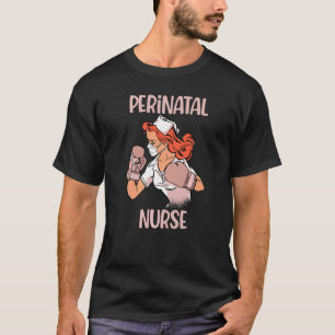 Perinatale Verpleegster Bokshandschoenen Fighter T-shirt