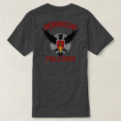 Perineum Falcons citeert "Angry Clown" T-shirt (Design achterkant)