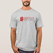 Period Packs Project T-shirt - Grijs (Voorkant)