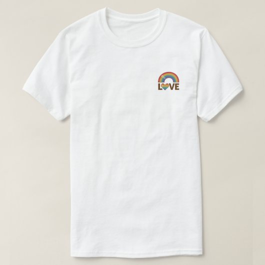 Period Packs Project T-shirt - LGBTQ Love (Design voorkant)