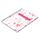 Periode/Menstruatiecyclus - Jouw naam/Monogram nr. Notitieboek (Linkerzijde)