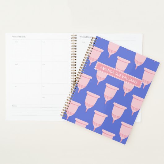 Periode/Menstruatiecyclus - Jouw naam/Monogram Planner (Display)