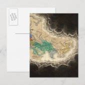 Periode van de eerste kruistocht 1100 AD Briefkaart (Voorkant / Achterkant)
