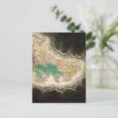 Periode van de eerste kruistocht 1100 AD Briefkaart (Staand voorkant)