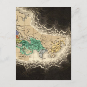 Periode van de eerste kruistocht 1100 AD Briefkaart