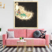 Periode van de eerste kruistocht 1100 AD Canvas Afdruk (Insitu (Woonkamer))