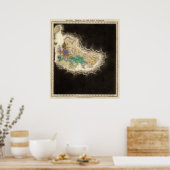 Periode van de eerste kruistocht 1100 AD Poster (Keuken)