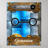 Periodic Element Germanium Atomic #32 Poster (Voorkant)