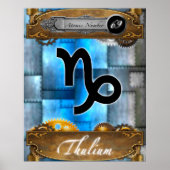 Periodic Element Thulium Atomic Number #69 Poster (Voorkant)