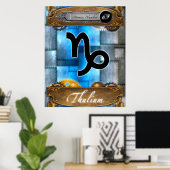 Periodic Element Thulium Atomic Number #69 Poster (Thuiskantoor)