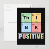 Periodic Elements Scientist Laboratory Chemist Briefkaart (Voorkant / Achterkant)