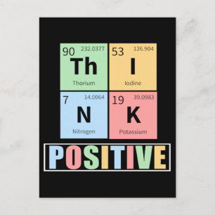 Periodic Elements Scientist Laboratory Chemist Briefkaart