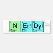 Periodic Nerd Bumpersticker (Voorkant)