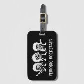 Periodic Rockstars Chemistry Humor Bagagelabel (Voorkant (verticaal))
