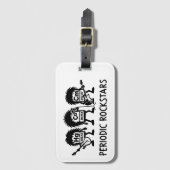 Periodic Rockstars Chemistry Humor Bagagelabel (Voorkant (verticaal))