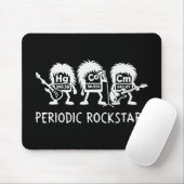 Periodic Rockstars Chemistry Humor Muismat (Met muis)