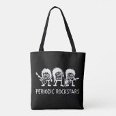 Periodic Rockstars Chemistry Humor Tote Bag (Achterkant)