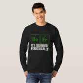 Periodic Table Beer St Patricks Day T-shirt (Voorkant volledig)