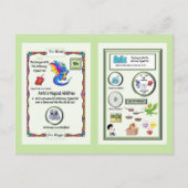 Periodic Table Dragon - Antimoon Kaart (Voorkant)