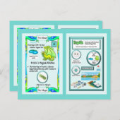 Periodic Table Dragon - Chloor Kaart (Voorkant / Achterkant)