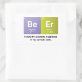 Periodic Table Element Puns Rechthoekige Sticker (Tas)