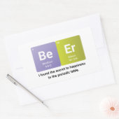 Periodic Table Element Puns Rechthoekige Sticker (Envelop)