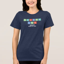 Periodic Table Elements Congrats Afstudeerder Afst Tri-Blend Shirt