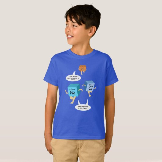 Periodic Table Elements Funny Chemistry Gag T-shirt (Voorkant volledig)