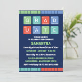 Periodic Table Elements Graduation Party Kaart (Staand voorkant)