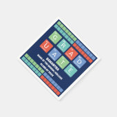 Periodic Table Elements Graduation Party Servet (Hoek)