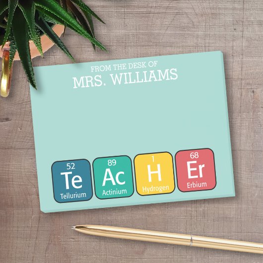 Periodic Table Elements Spelling Teacher - schatti Post-it® Notes