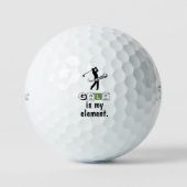 Periodic Table 'Golf Is My Element' Science Humor  Golfballen (Voorkant)
