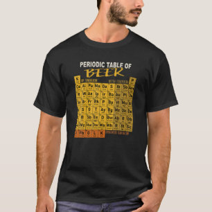 Periodic Table Of Beer - Craft Beer Style Brewery T-shirt