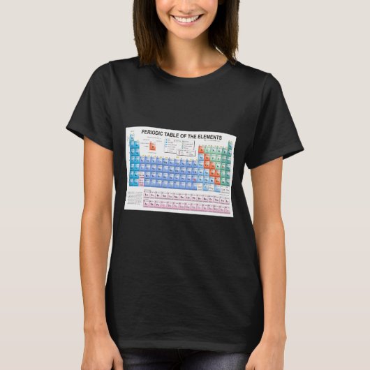 Periodic Table Of Elements Fully Updated _1  T-shirt (Voorkant)