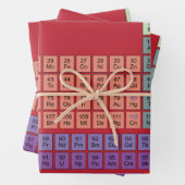 Periodic Table Science Geek Inpakpapier Vel (In situ)