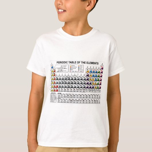 Periodic table t-shirt (Voorkant)