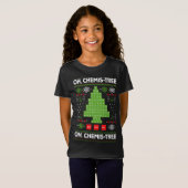 Periodic Table Tree Oh Chemistree Fun Chemistry Te T-shirt (Voorkant volledig)