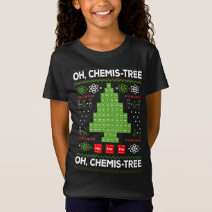 Periodic Table Tree Oh Chemistree Fun Chemistry Te T-shirt