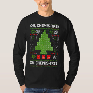 Periodic Table Tree Oh Chemistree Fun Chemistry Te T-shirt