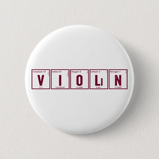 Periodic Violin Button (Voorkant)