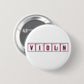 Periodic Violin Button (Voorkant /achterkant)