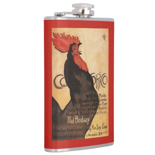 Periodicaal Poster voor promotie van Cocorico Roos Heupfles (Rechts)