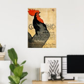 Periodical Cocorico Rooster Poster (Thuiskantoor)
