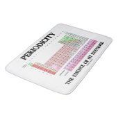 Periodiciteit de essentie van mijn bestaan chemie badmat (Gekanteld)