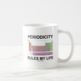 Periodiciteit regelt mijn leven (Periodic Table Hu Koffiemok
